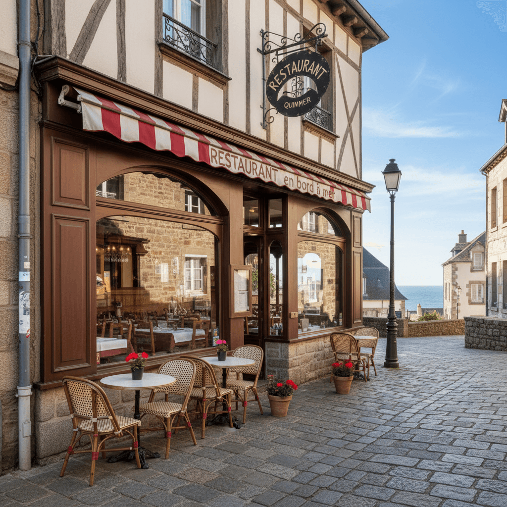 Restaurant à Quimper : terrasse - licence IV - Image 1