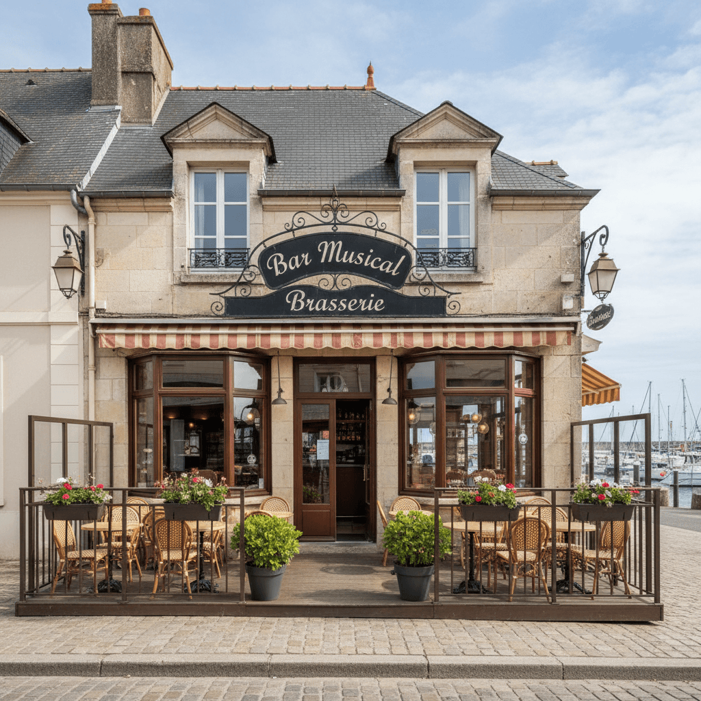 Bar-brasserie à La Roche-Sur-Yon : terrasse - licence IV - Image 1