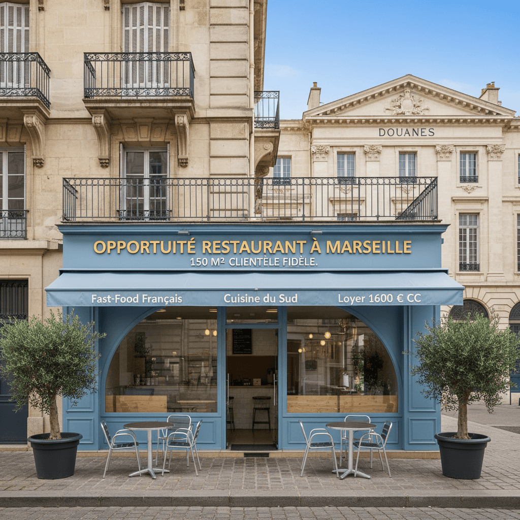 Fast-food 150m² à Marseille - Image 1