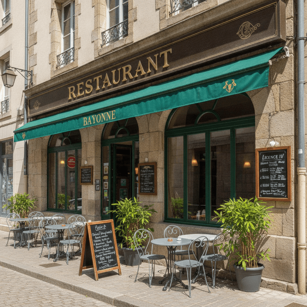 Restaurant 120m² à Bayonne : terrasse - licence IV - Image 1