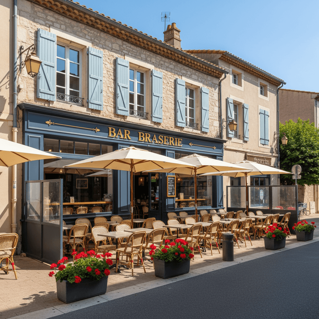 Bar-brasserie 250m² à Le Cannet : terrasse - licence IV - Image 1