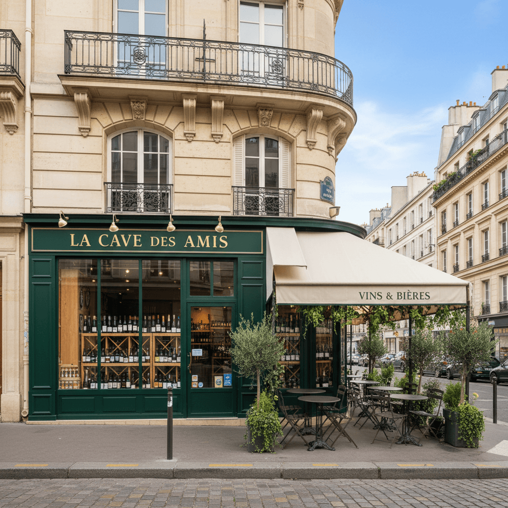 Cave à vin / bière 121m² à Paris : terrasse - licence IV