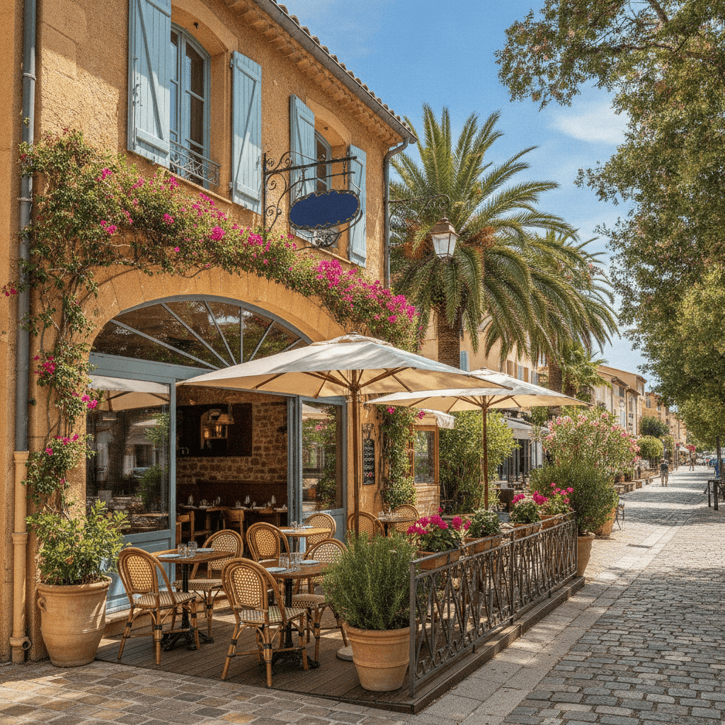 Restaurant 120m² à Le Lavandou : terrasse - licence IV - Image 1