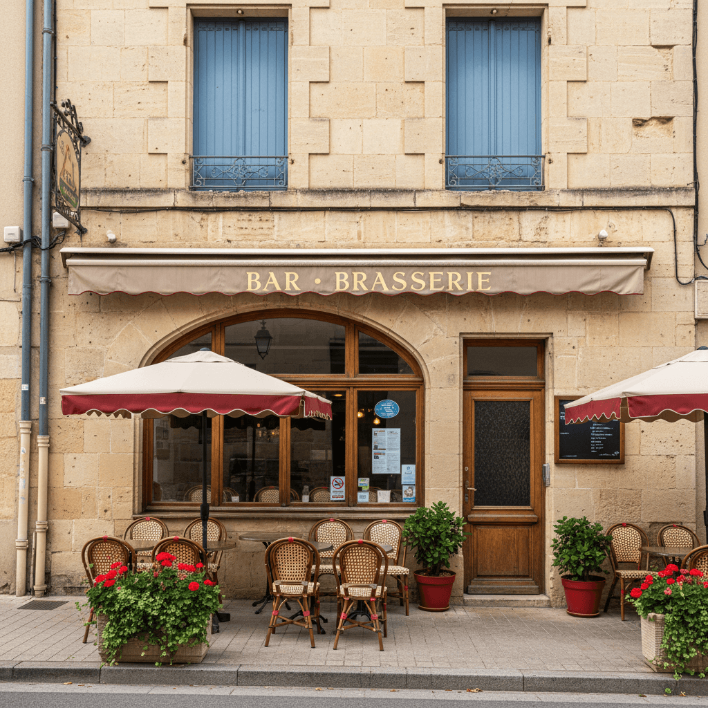 Bar-brasserie 80m² à Carcassonne : terrasse - licence IV - Image 1