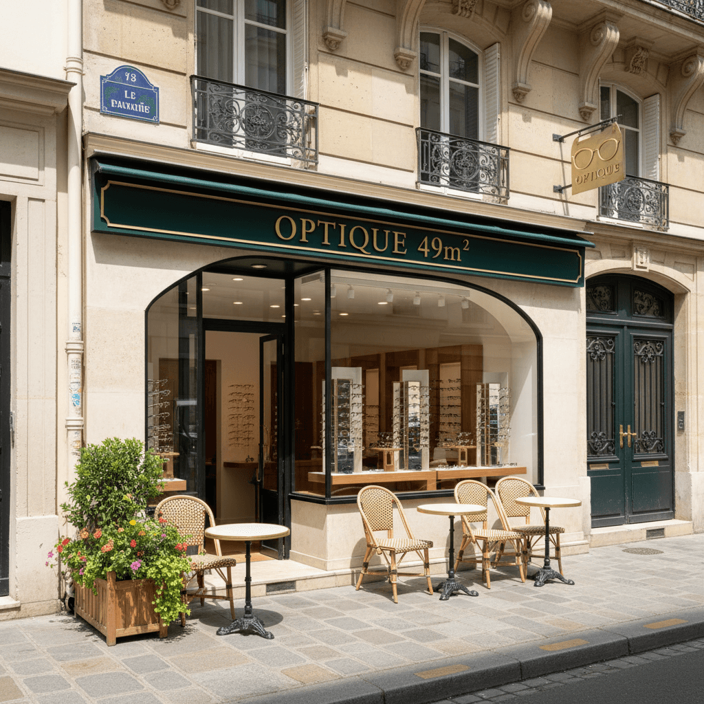 Optique 49m² à Paris