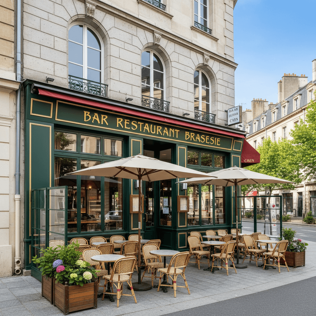 Bar-brasserie à Caen : terrasse - licence IV - Image 1