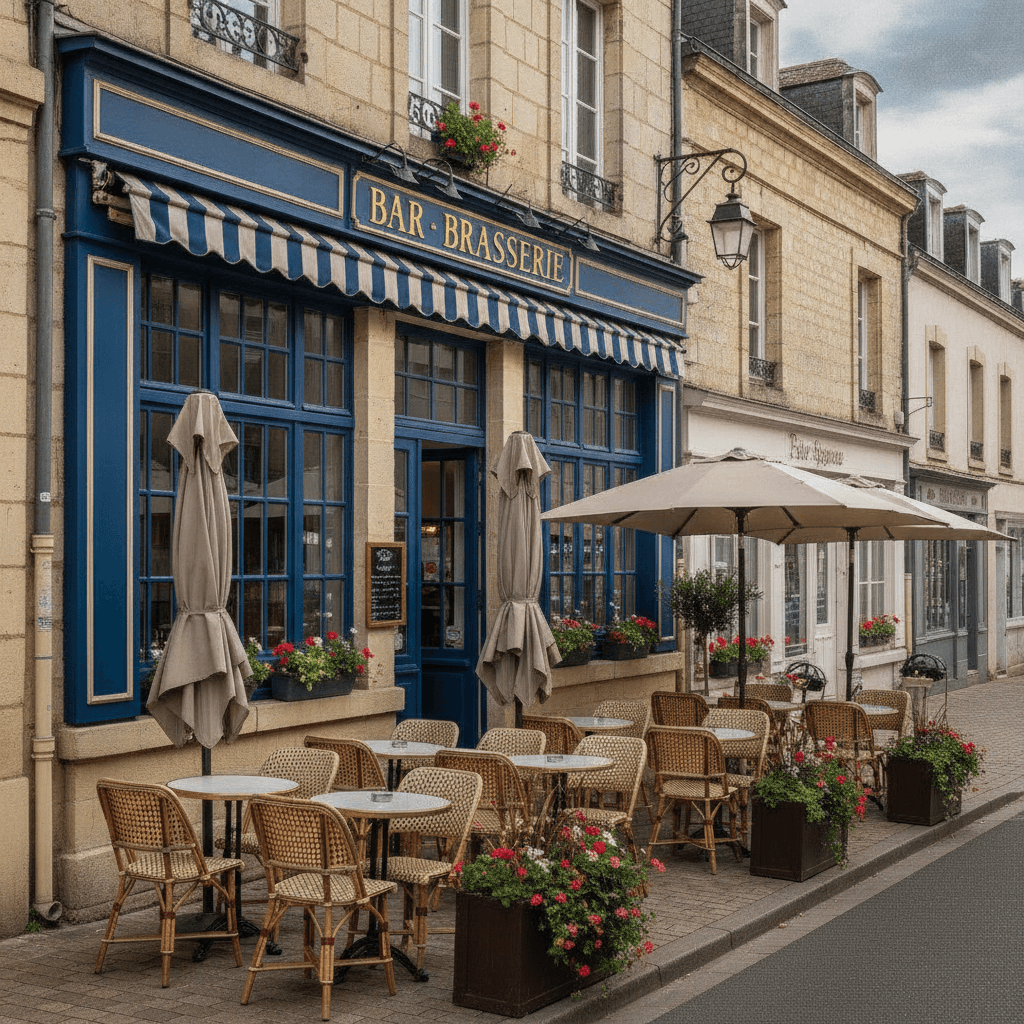 Bar-brasserie 500m² à Vouziers : terrasse - licence IV