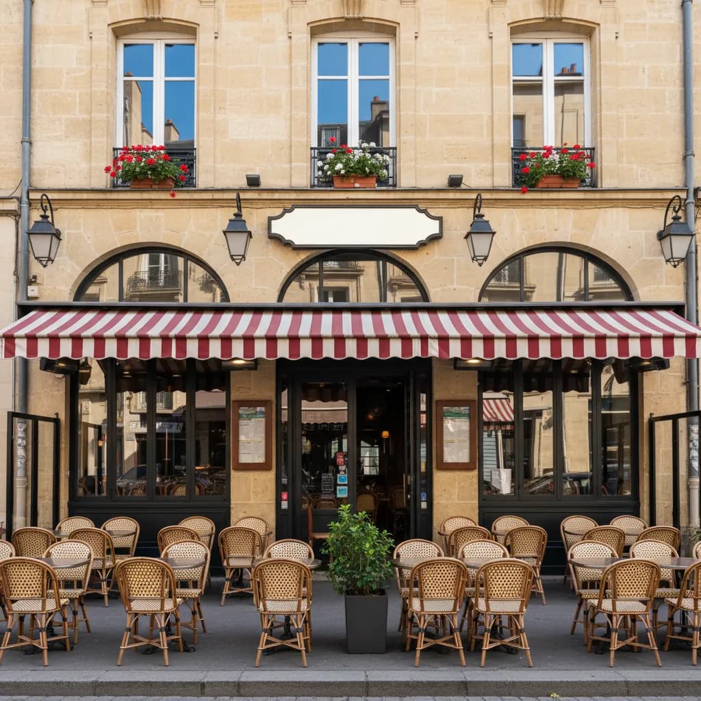 Restaurant à Bordeaux : terrasse - licence IV - Image 1