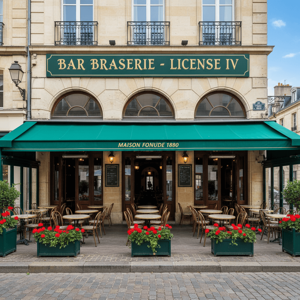 Bar-brasserie à Caen : terrasse - licence IV - Image 1