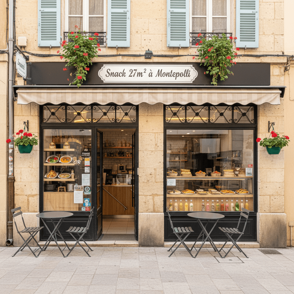 Snack 27m² à Montpellier