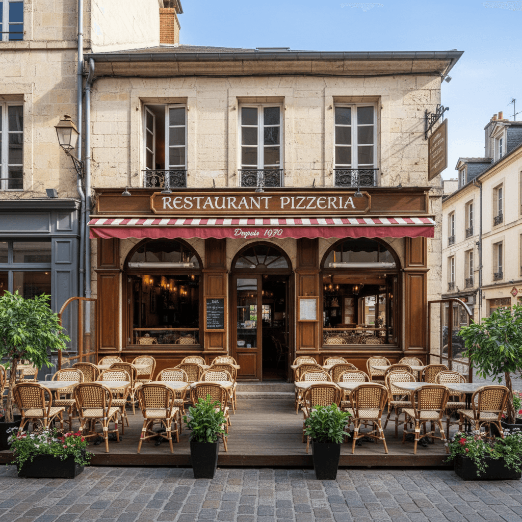 Restaurant 250m² à Pau : terrasse - extraction - Image 1
