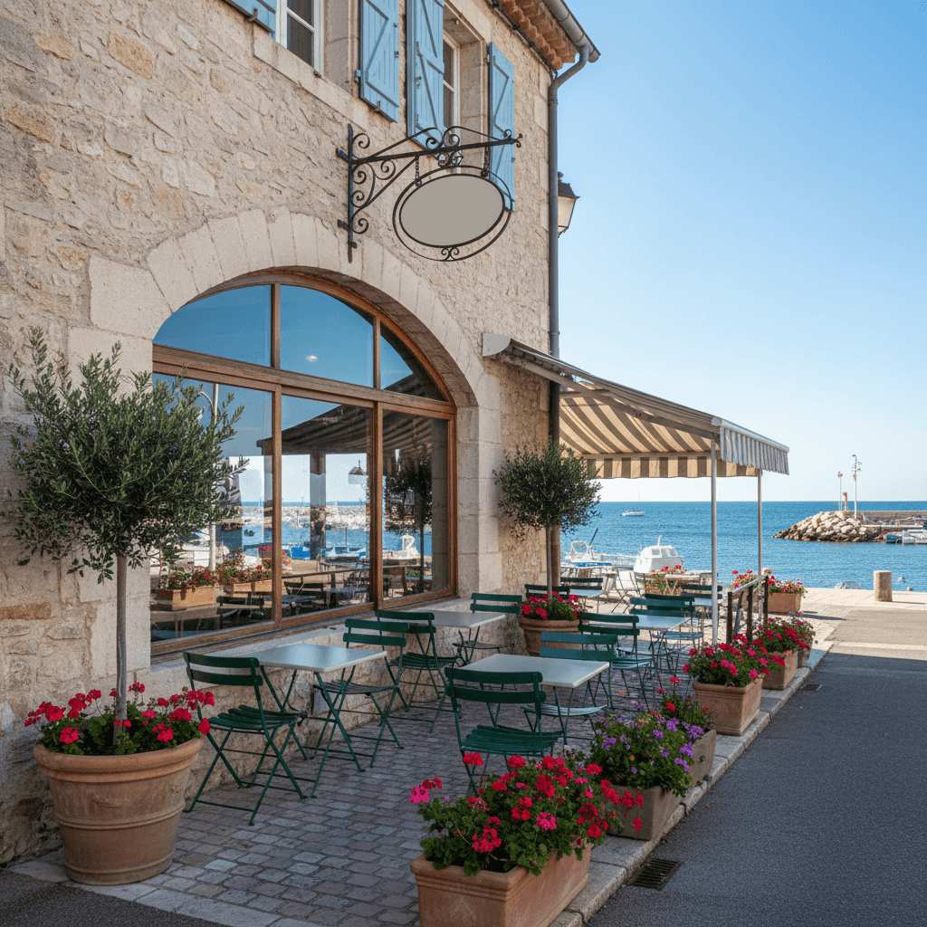 Restaurant 196m² à Martigues : terrasse - licence IV - Image 1