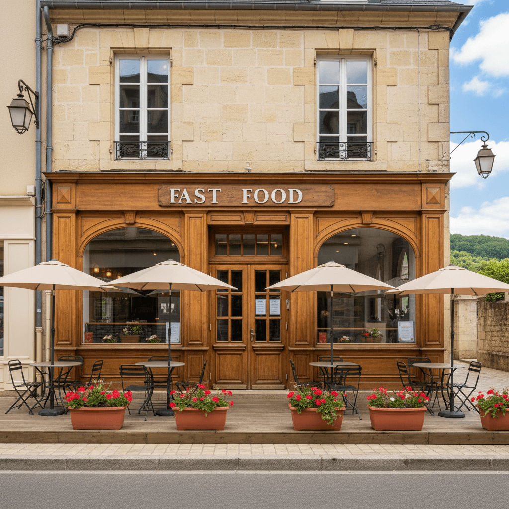 Fast-food 75m² à Ferrières-Sur-Ariège : terrasse - cuisine équipée - Image 1