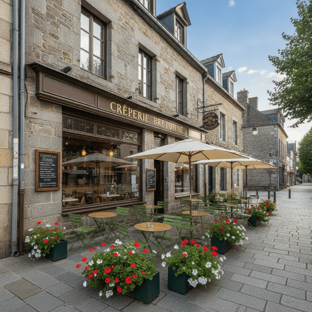 Restaurant à Vannes : terrasse - Image 1