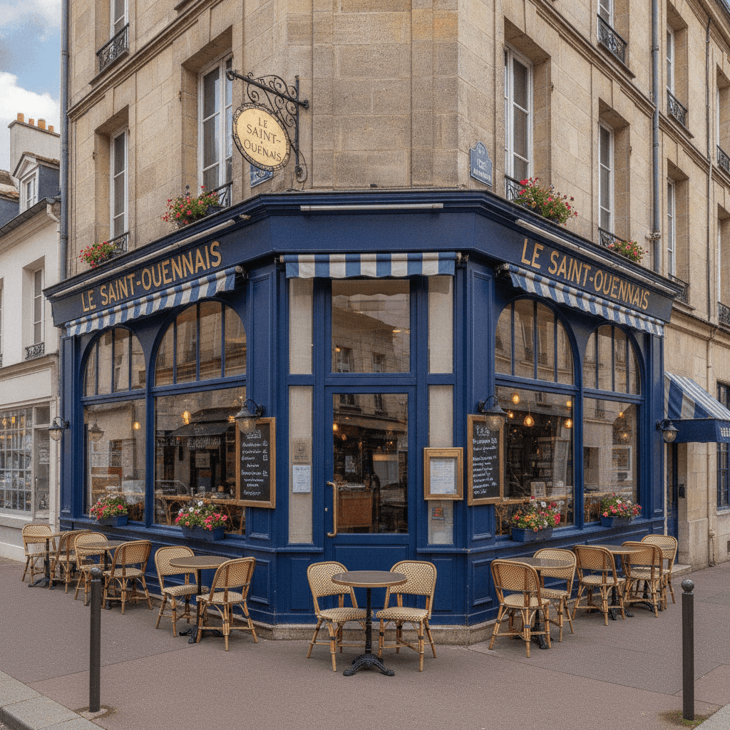 Restaurant 75 couverts à Saint-Ouen-sur-Seine : terrasse - extraction - Image 1