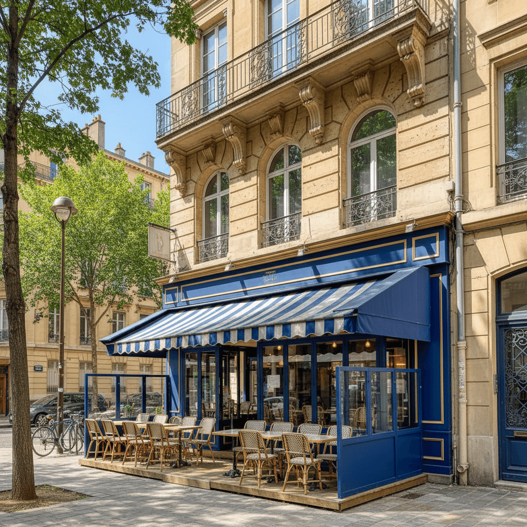 Restaurant 206m² à Lyon : terrasse - licence IV