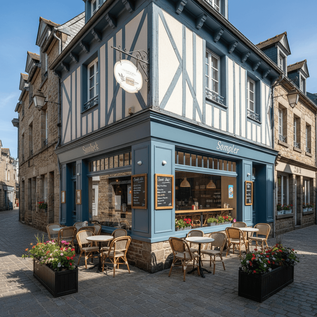 Snack à Quimper : terrasse - Image 1