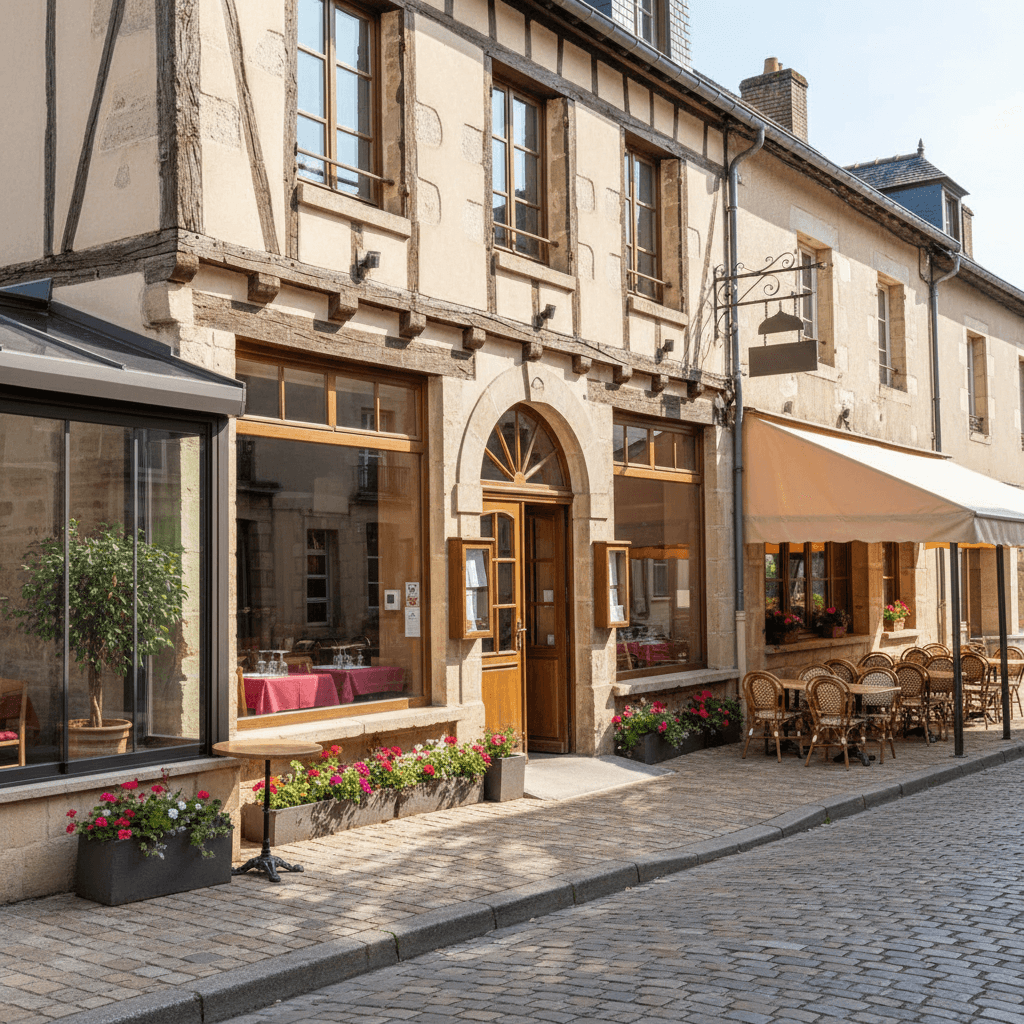 Restaurant 450m² à Orléat : terrasse - licence IV - Image 1