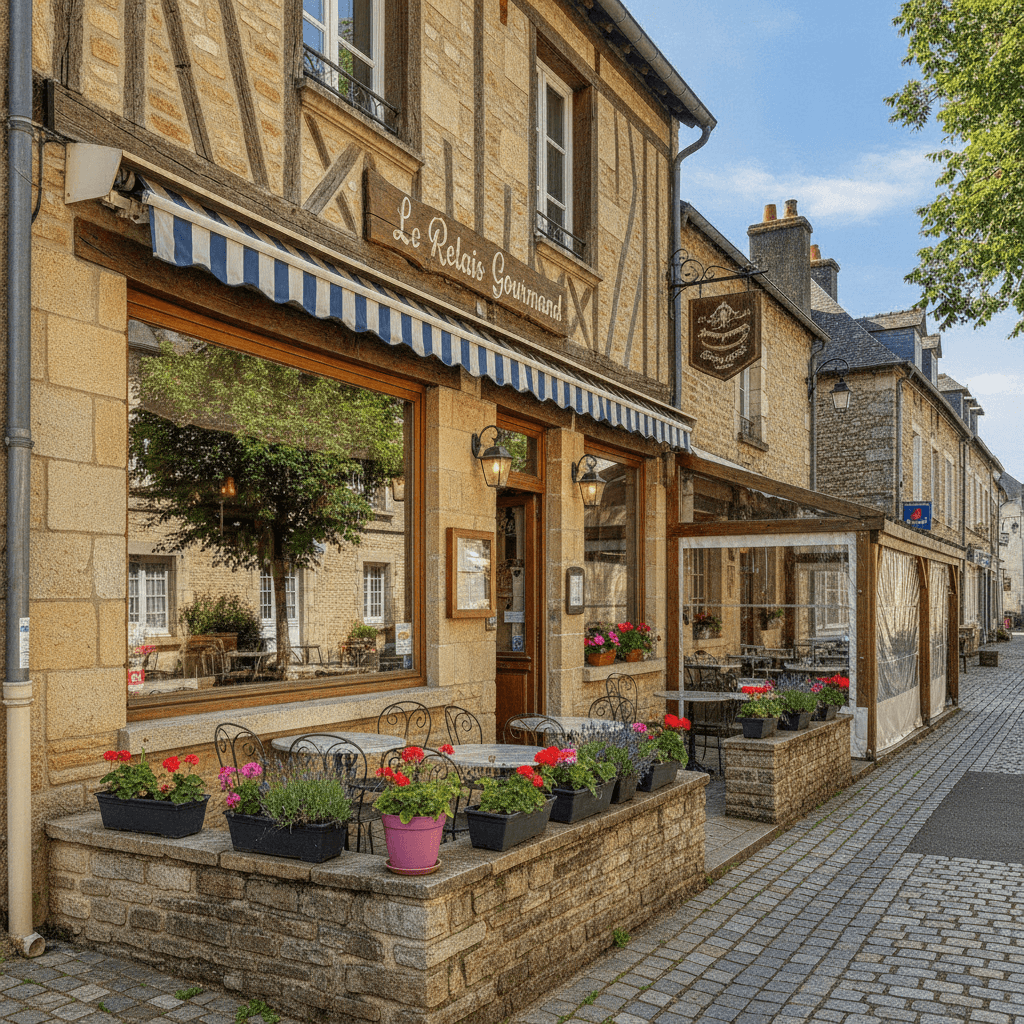 Restaurant 105m² à Toutainville : terrasse - licence IV - Image 1