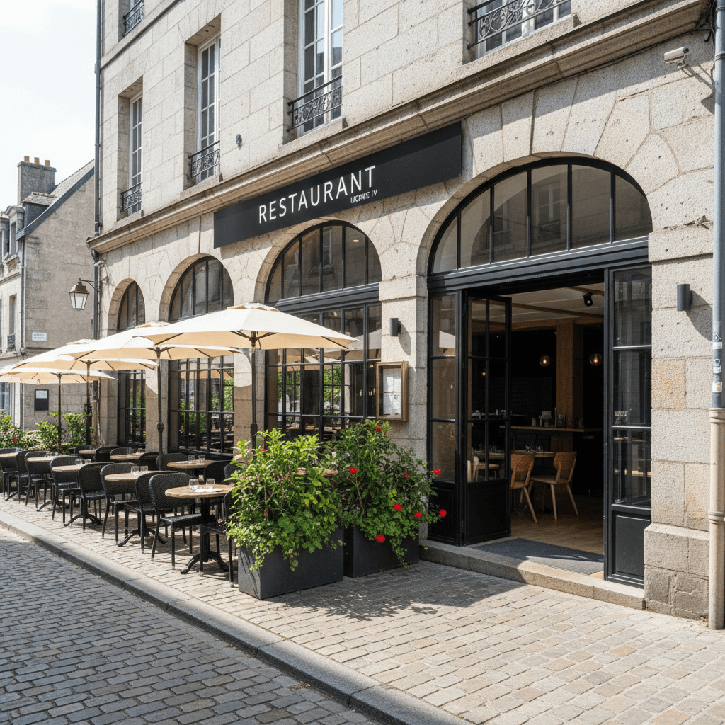Restaurant à Rennes : terrasse - licence IV
