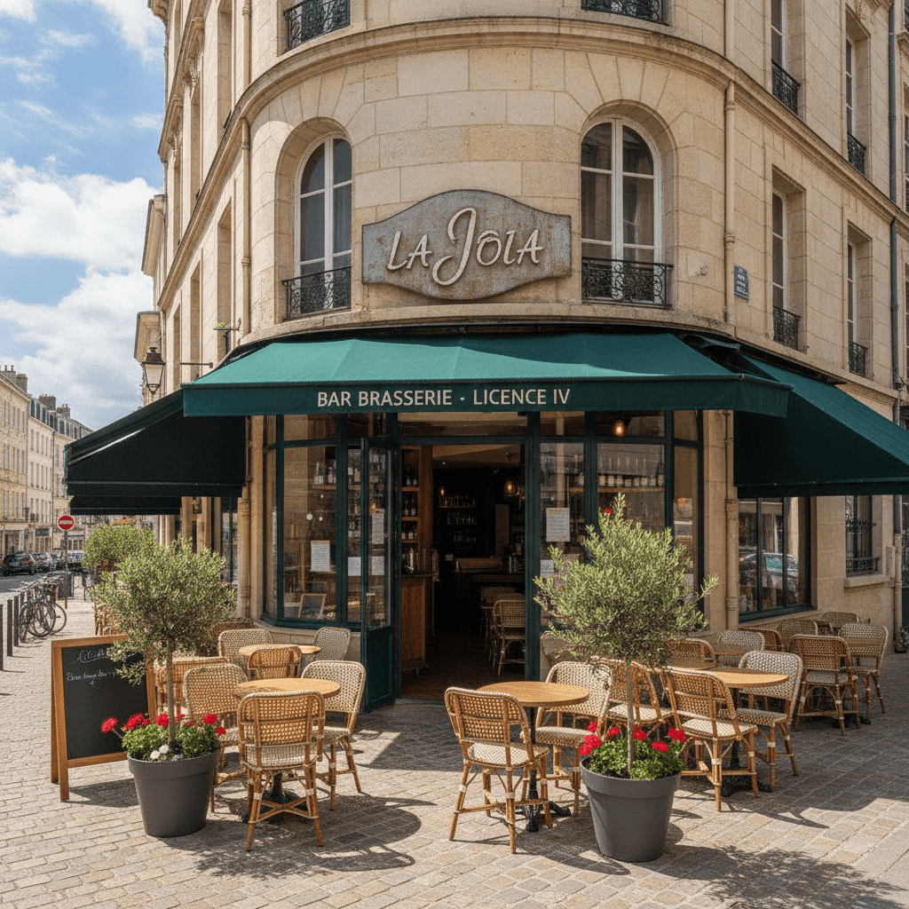 Bar-brasserie 280m² à La Rochelle : terrasse - licence IV - Image 1