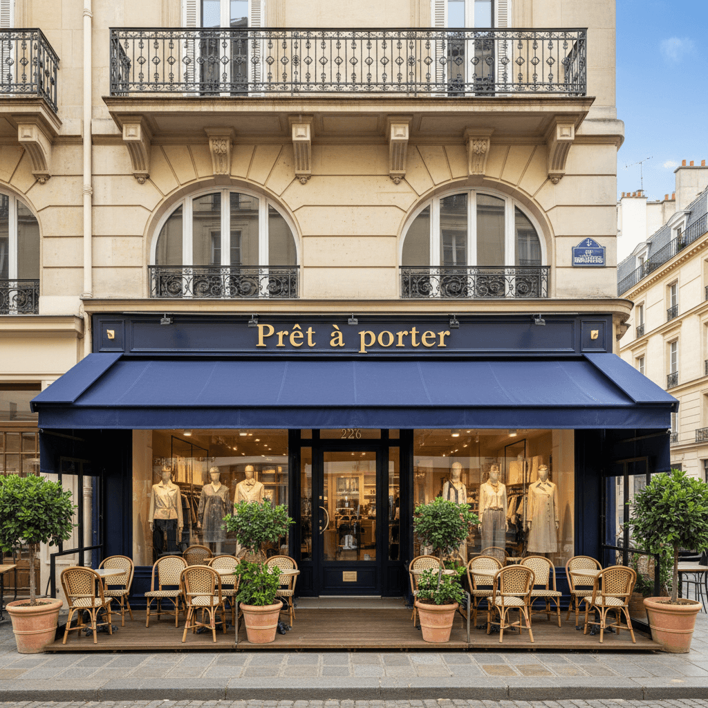 Prêt à porter 226m² à Colombes : terrasse - Image 1