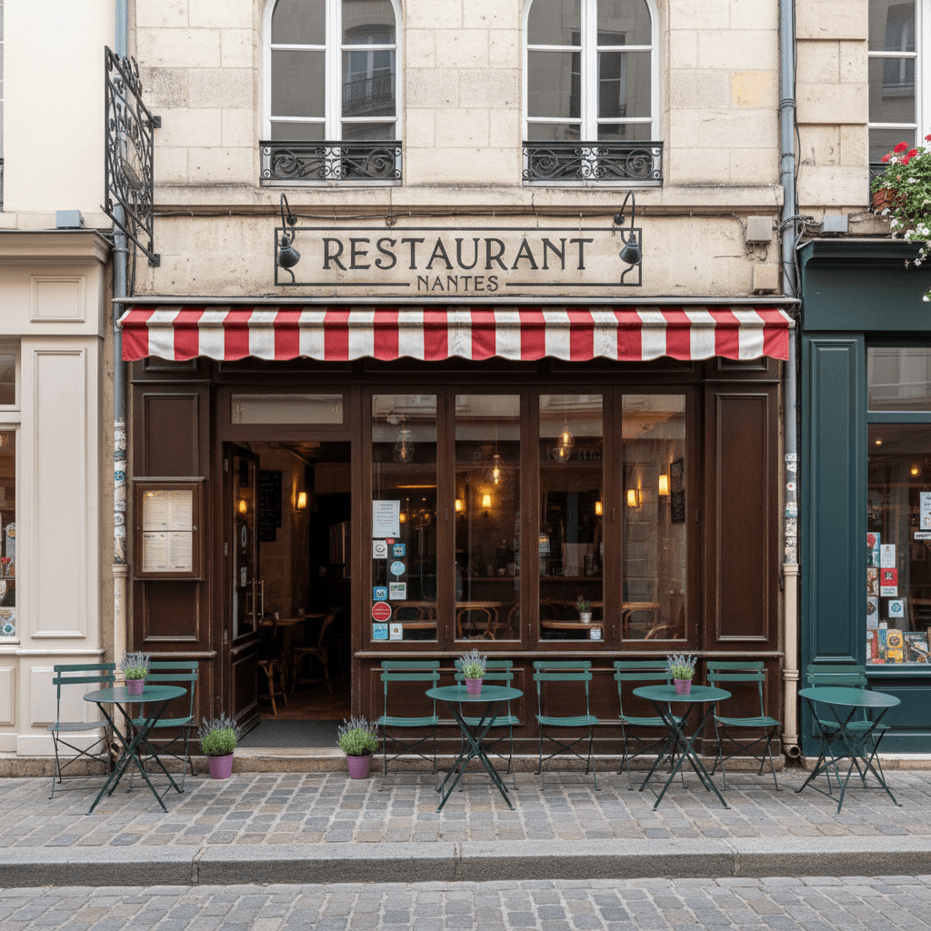 Restaurant 90m² à Nantes : terrasse - licence IV - Image 1