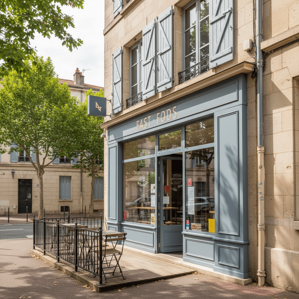 Fast-food 63m² à Pessac : licence IV - extraction - Image 1
