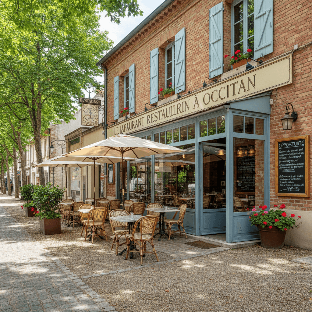 Restaurant 434m² à Toulouse : terrasse - licence IV - Image 1