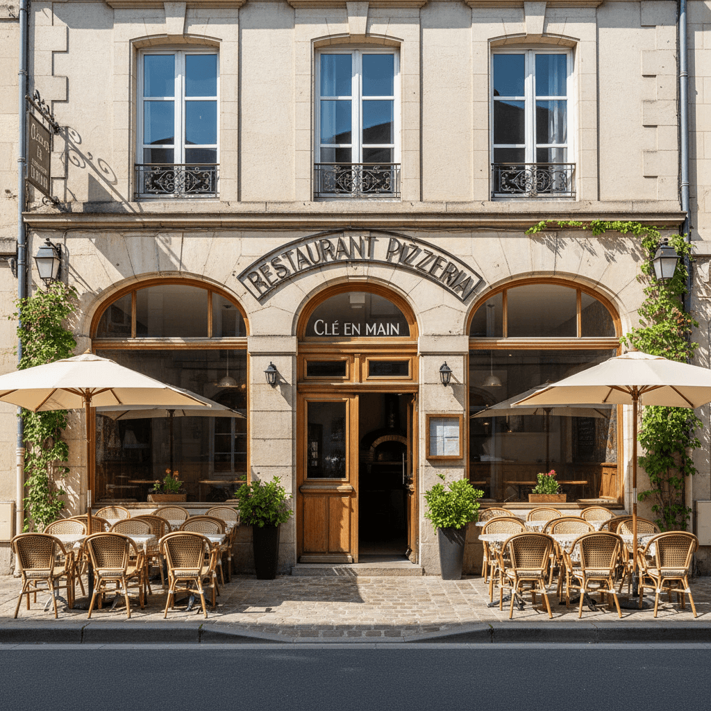 Restaurant 100m² à Saint-Laurent-Sur-Sèvre : terrasse - licence IV - Image 1