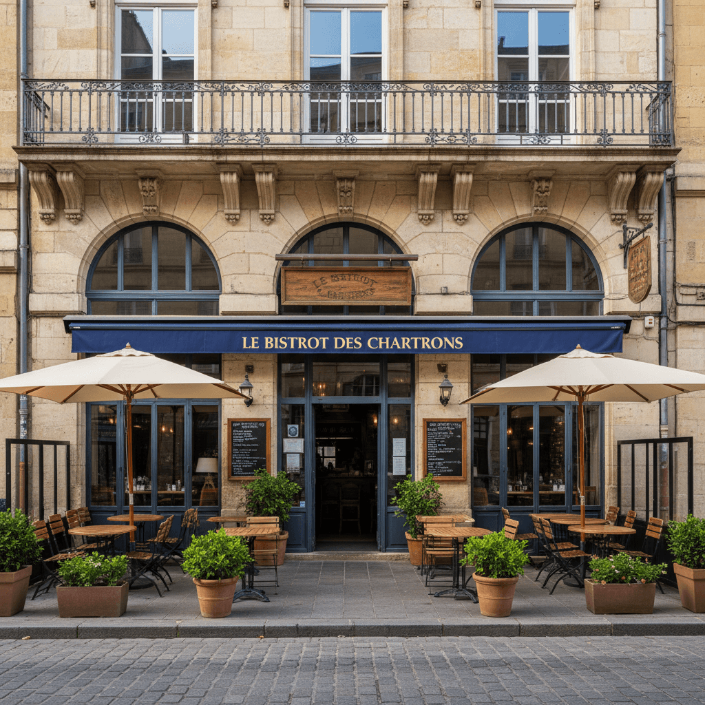 Restaurant 234m² à Bordeaux : terrasse - licence IV