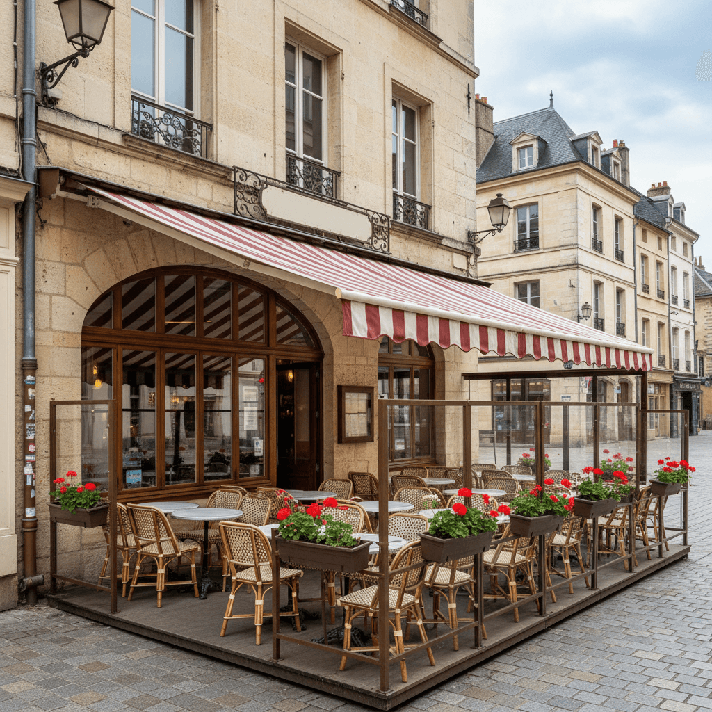 Restaurant 250m² à Dijon : terrasse - licence IV