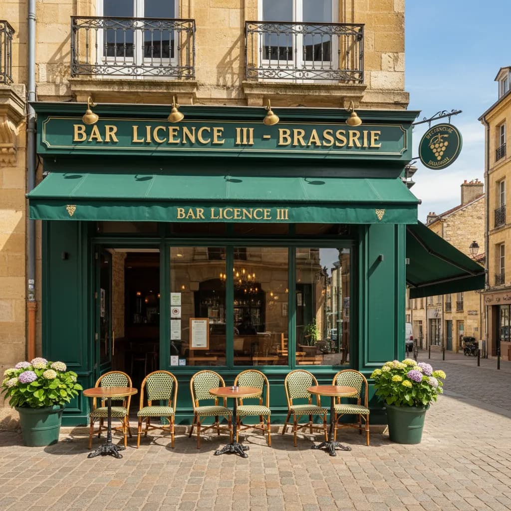 Bar-brasserie 53m² à Bordeaux : licence IV - Image 1
