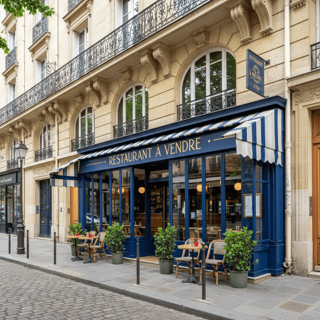 Restaurant à vendre dans le quartier animé de Paris