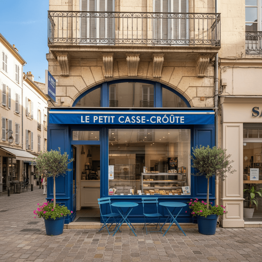 Snack 19m² à Toulon : terrasse