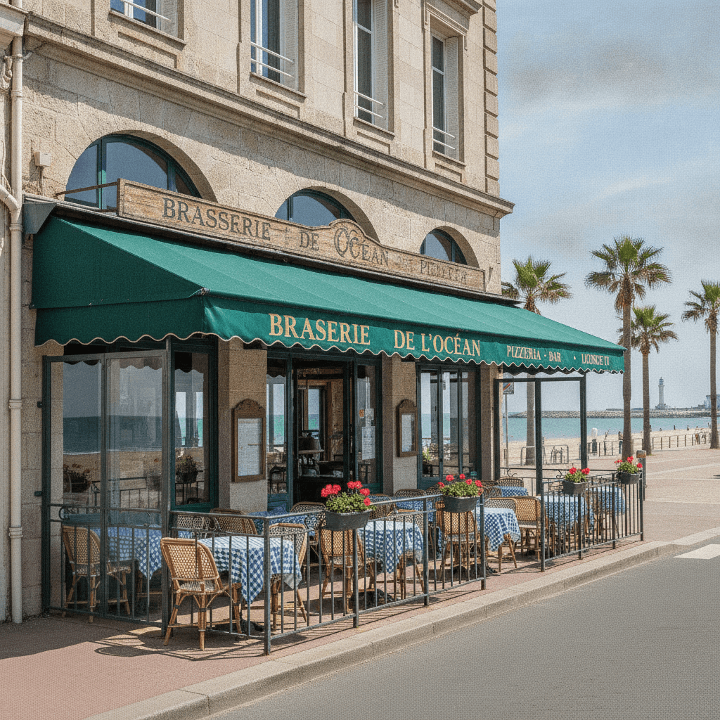 Restaurant à La Rochelle : terrasse - licence IV - Image 1