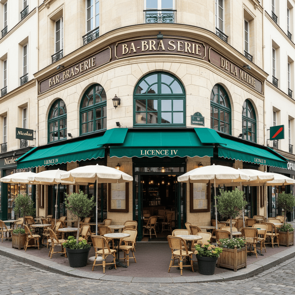 Bar-brasserie 50 couverts à Chatou : terrasse - licence IV - Image 1