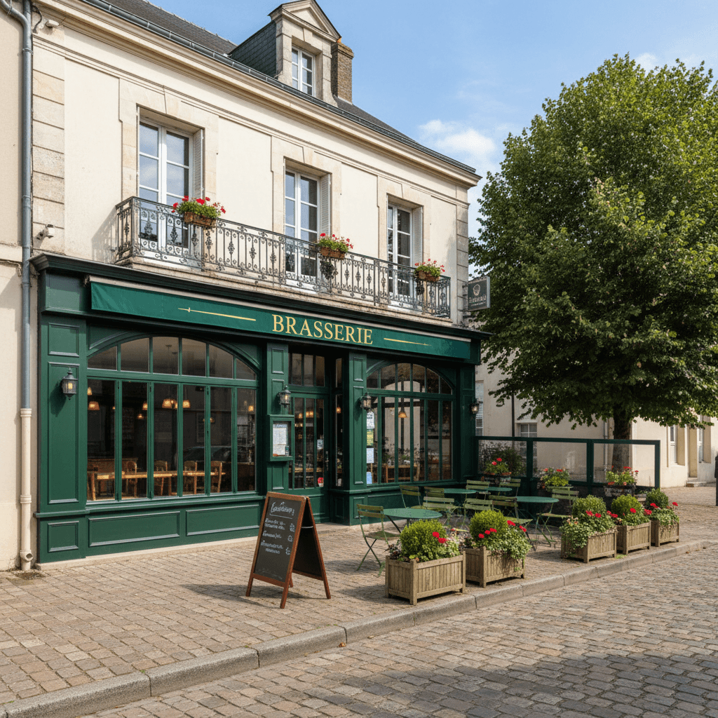 Bar-brasserie à Mouilleron-Le-Captif : terrasse - licence IV - Image 1