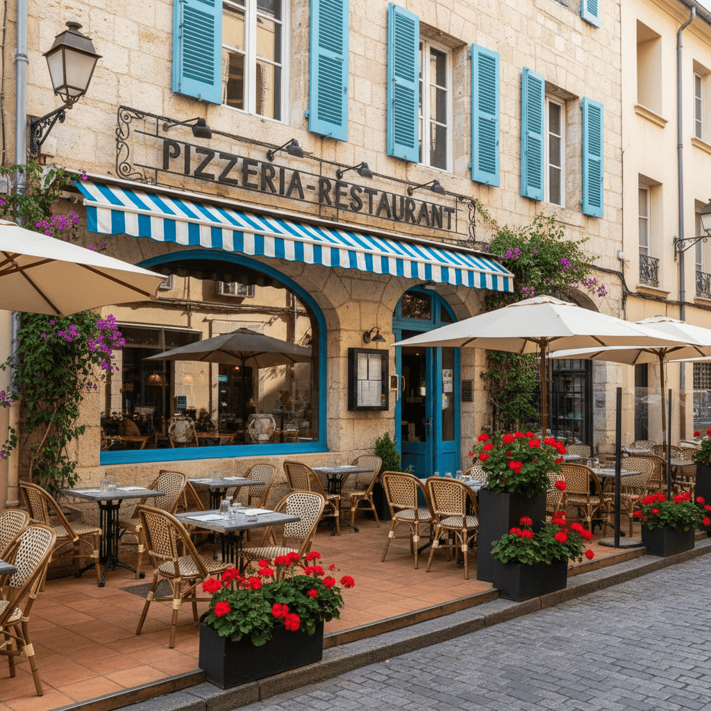 Restaurant à Perpignan : terrasse - extraction - Image 1