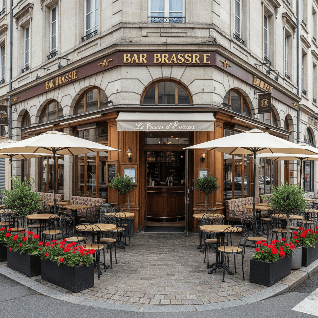 Bar-brasserie à Évreux : terrasse - licence IV - Image 1