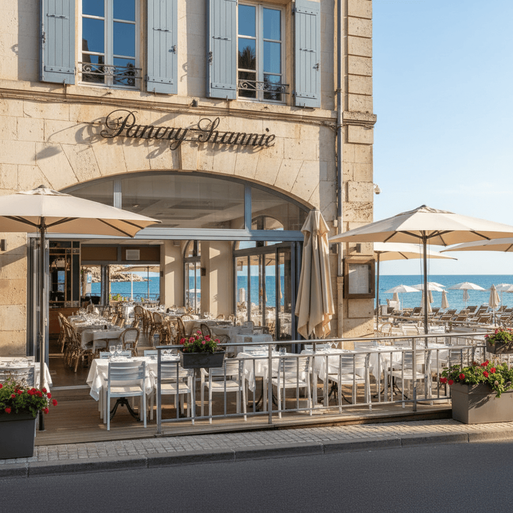 Restaurant à Sanary-Sur-Mer : terrasse - licence IV - Image 1