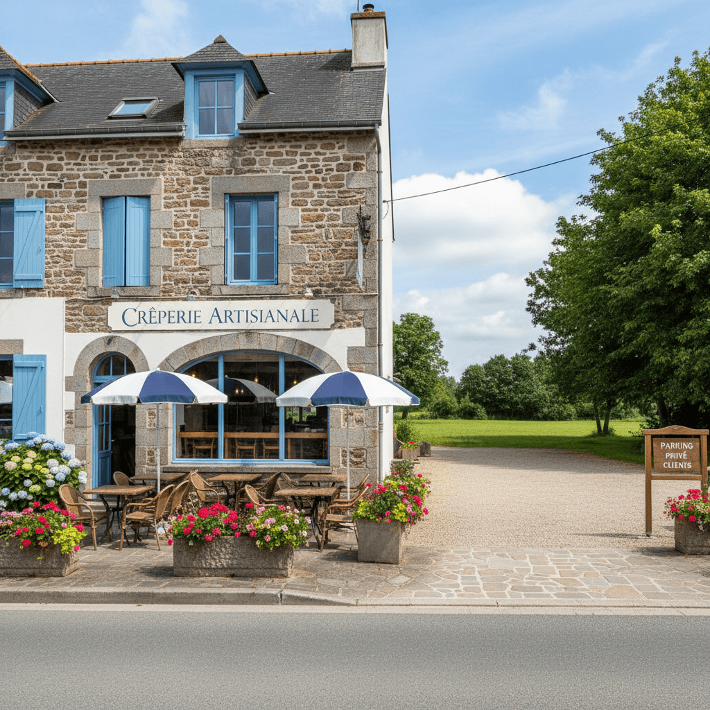 Restaurant à Vannes : terrasse - extraction - Image 1