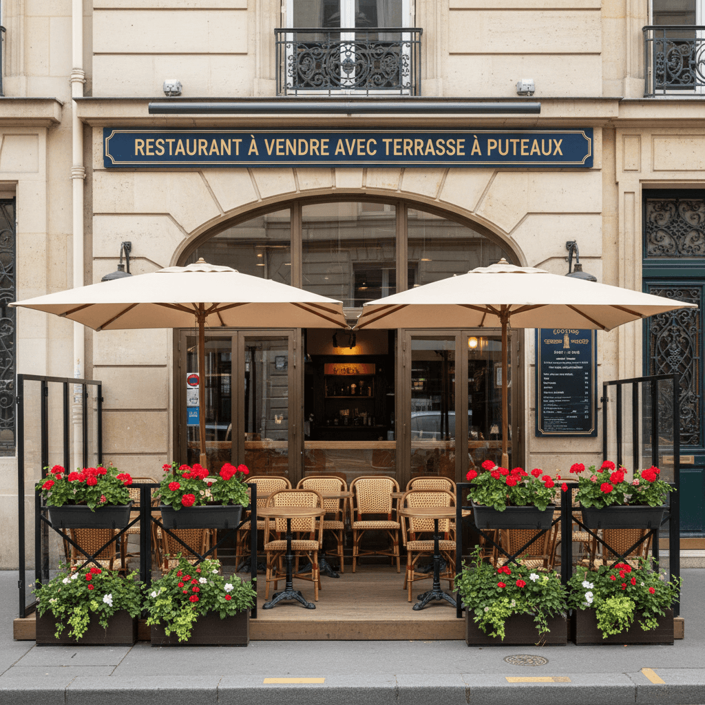 Restaurant à vendre avec terrasse à Puteaux - Image 1
