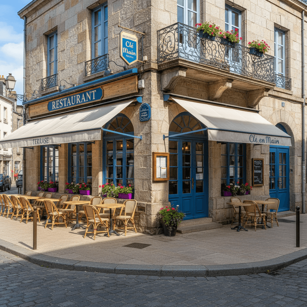 Restaurant à Vannes : terrasse - licence IV - Image 1