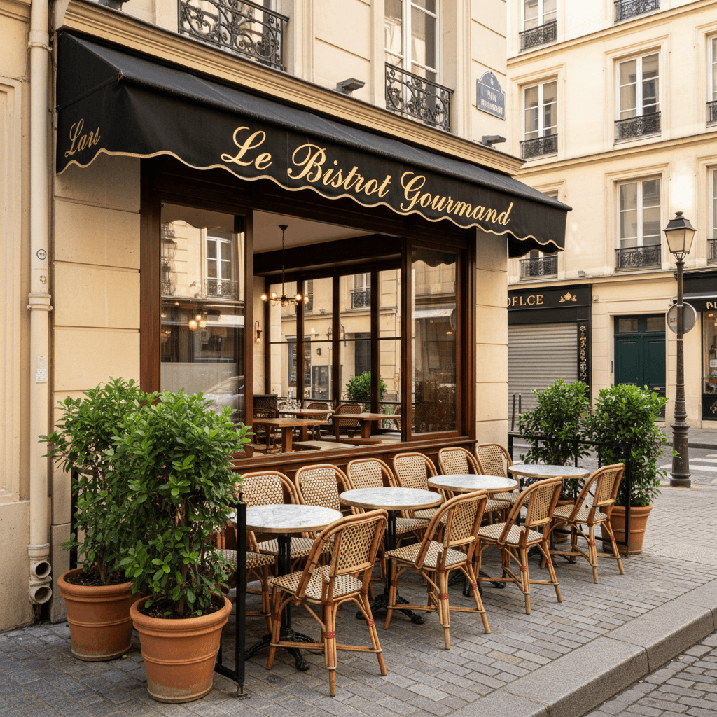 Restaurant 50m² à Lyon : terrasse - climatisation - Image 1