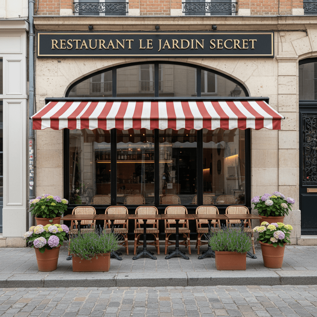 Restaurant 90m² à Lille : terrasse - extraction