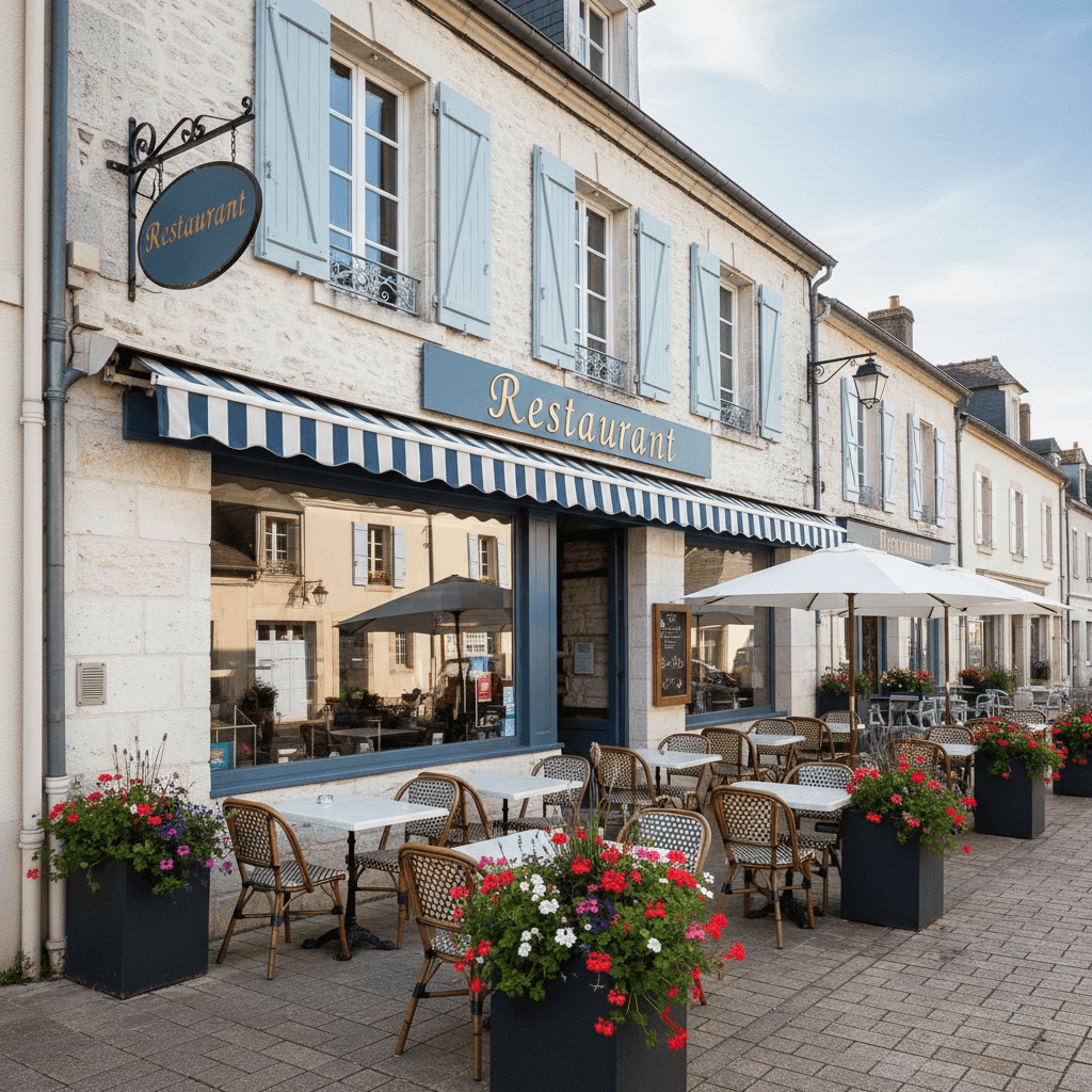 Restaurant à Mouilleron-Le-Captif : terrasse - licence IV - Image 1