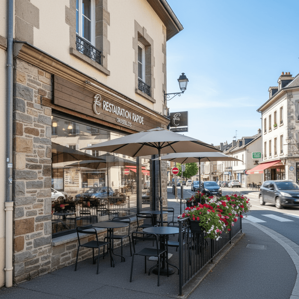 Fast-food 120m² à Cruseilles : terrasse - extraction - Image 1
