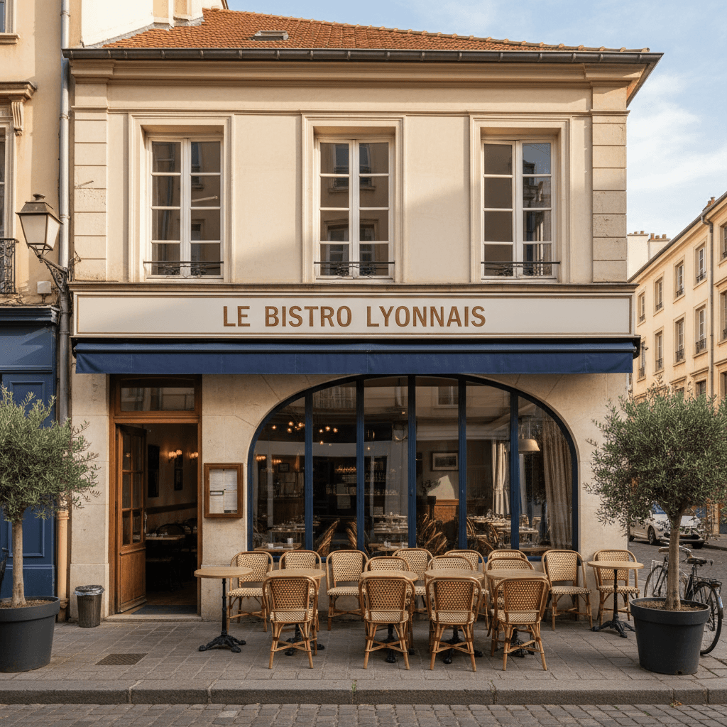 Restaurant à Lyon : terrasse - climatisation - Image 1