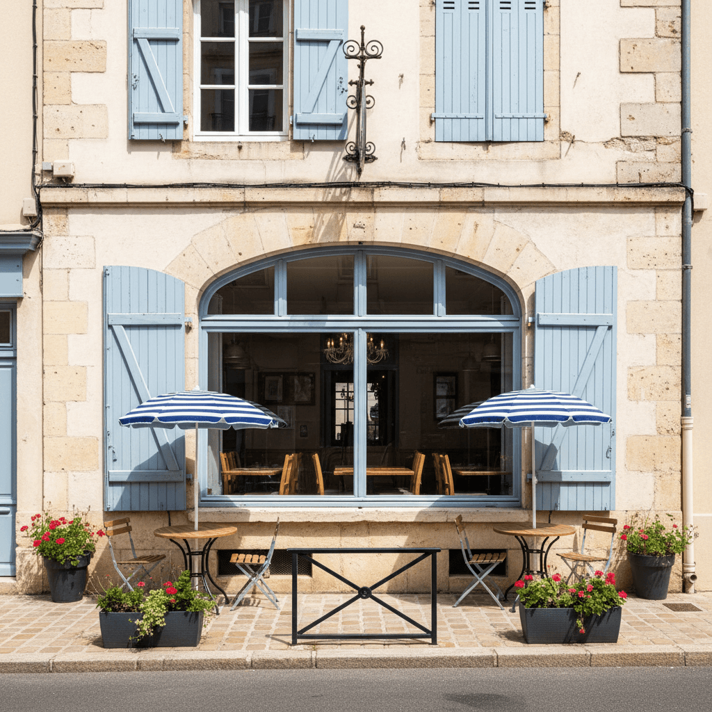 Restaurant 16 couverts à La Rochelle : terrasse - licence IV - Image 1